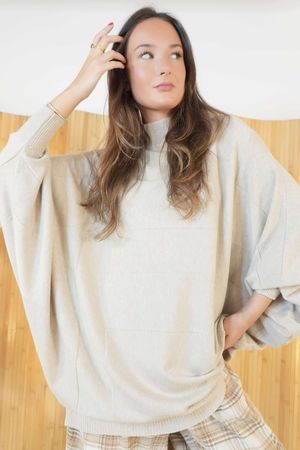 Maggie Batwing Knit Oatmeal